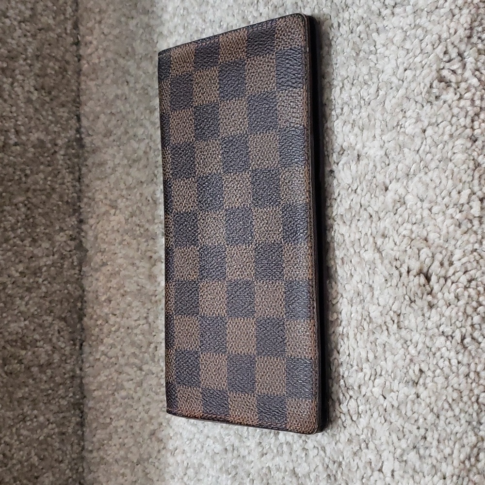 Louis Vuitton Damier Checkbook Cover Wallet Authentic - Picture 3 of 8